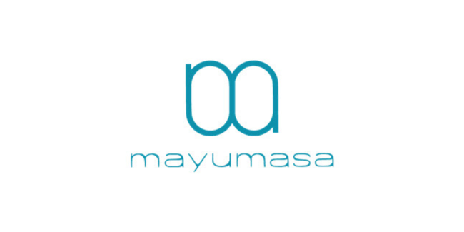 「マユマサ」（株式会社ファーストスパイク）企業ロゴ