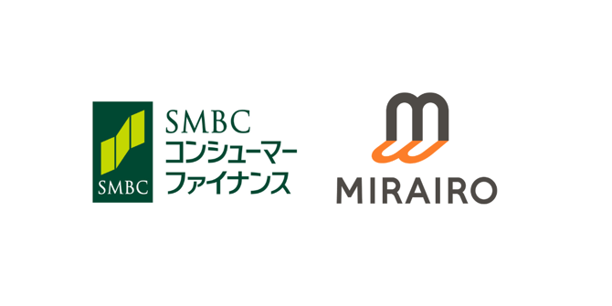 （ロゴ）SMBCコンシューマーファイナンスとミライロの企業ロゴ
