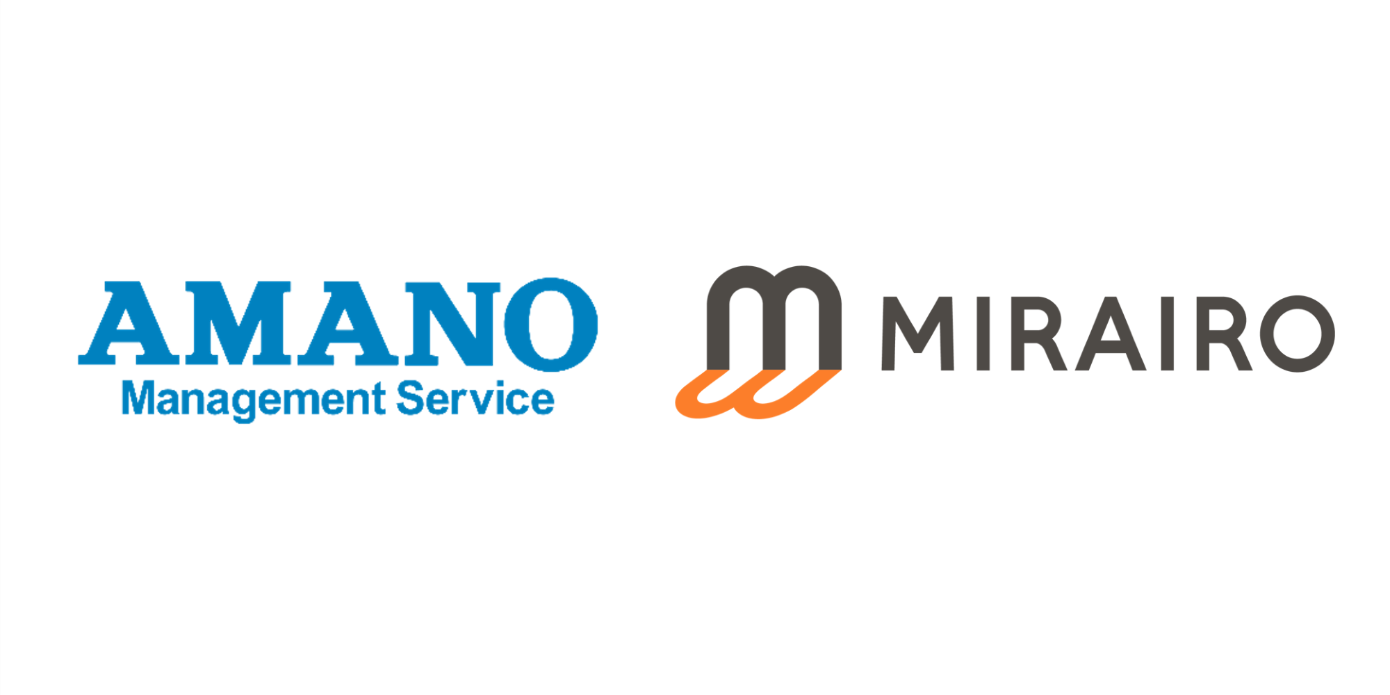 アマノ社とミライロのロゴ-1