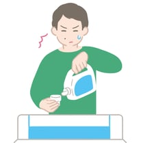 花王財団_イラスト(原口さん洗剤入れる)