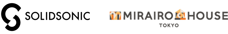 ソリッドソニックとミライロハウスのロゴ