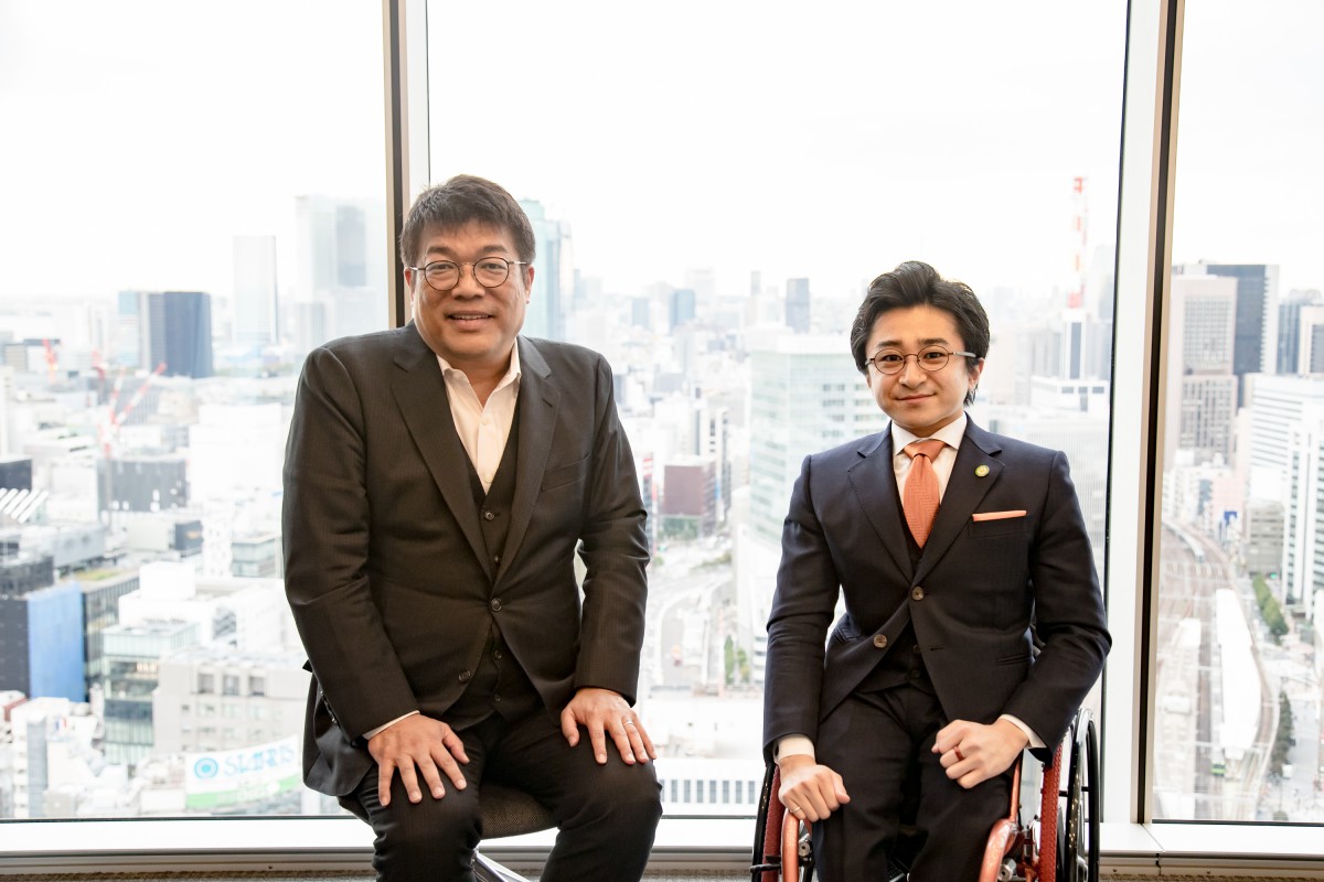 画像　藤野さんと垣内の2ショット