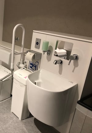 写真　多機能トイレ内の設備