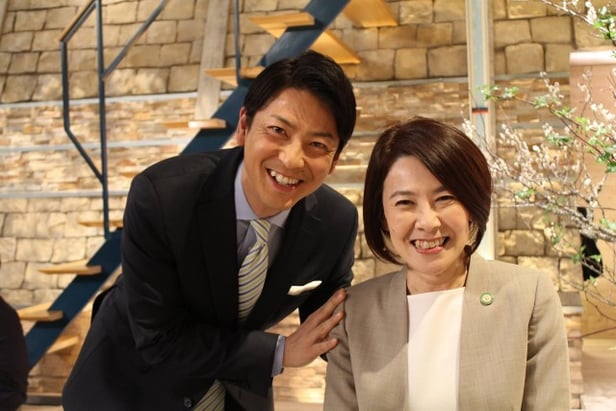 報道ステーション の生放送に 岸田ひろ実が出演しました