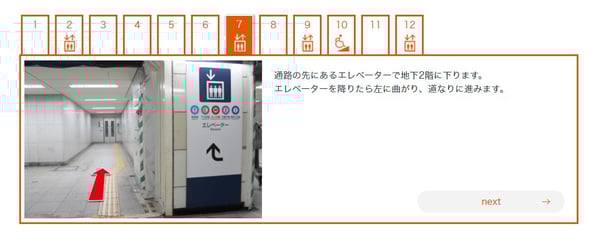 詳しいアクセスルートの写真