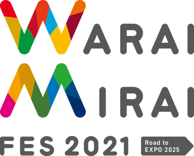 【ロゴマーク】Warai Mirai FES 2021