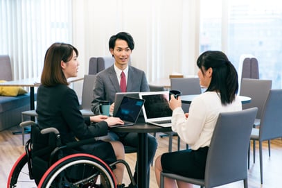 障害者雇用による障害者の活躍
