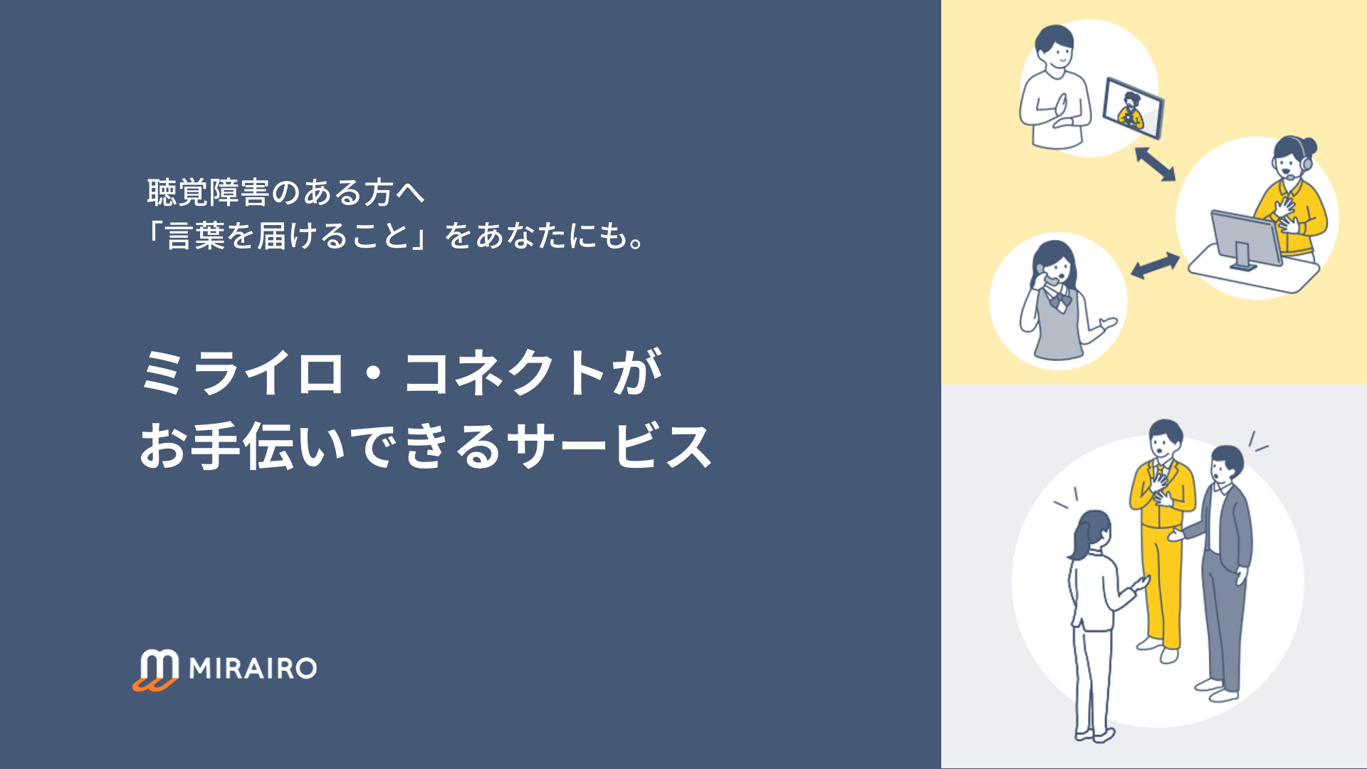 ミライロ・コネクト　サービス紹介資料