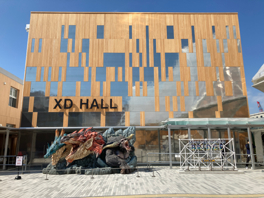 （写真）大阪万博内にあるXDHALLの外観の写真